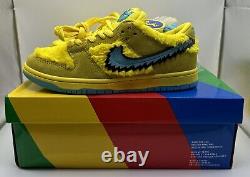 Nike Dunk Low SB x Grateful Dead Yellow Bear UK 7.5(42) Rare! W58