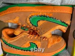 Nike Sb Dunk Low Pro Qs Grateful Dead Bears Orange Mens 11 Us (rare, Excl)