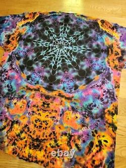 One of a kind Tie dye Men's 2XL Fits 3X. Mandala Custom Tie Dye grateful dead