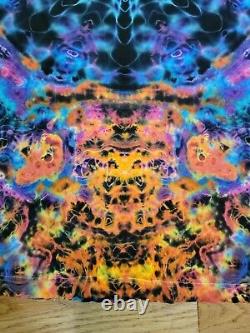 One of a kind Tie dye Men's 2XL Fits 3X. Mandala Custom Tie Dye grateful dead