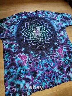 One of a kind Tie dye Men's 2XL. Mandala Tie Dye grateful dead Kenney Style