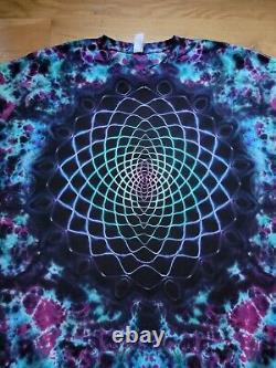 One of a kind Tie dye Men's 2XL. Mandala Tie Dye grateful dead Kenney Style