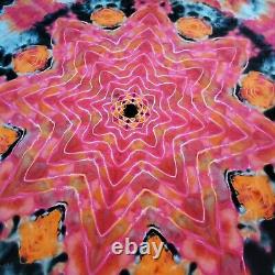 One of a kind Tie dye Men's 2XL. Mandala Tie Dye grateful dead Shibori Ron Star