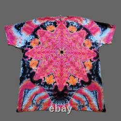 One of a kind Tie dye Men's 2XL. Mandala Tie Dye grateful dead Shibori Ron Star