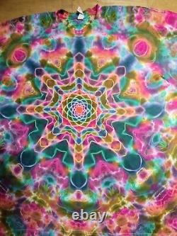 One of a kind Tie dye Men's 3XL. Mandala Tie Dye grateful dead Shibori Ron Star