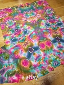 One of a kind Tie dye Men's 3XL. Mandala Tie Dye grateful dead Shibori Ron Star