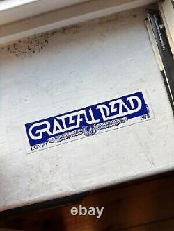 Original Vintage 1978 Grateful Dead Egypt Tour Sticker Decal Promo Rare