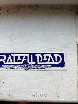 Original Vintage 1978 Grateful Dead Egypt Tour Sticker Decal Promo Rare