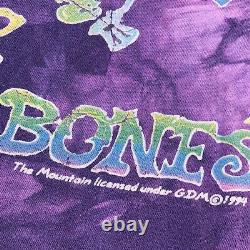 Original Vintage 90s Grateful Dead Sz L 22x26 Tie-Dye Rare Shake Your Bones