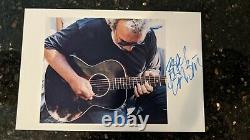 Pair Jerry Garcia Signed Autographed 3x5 photos GRATEFUL DEAD w COA Rare