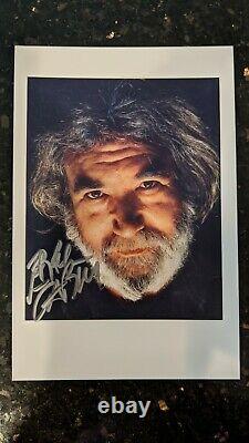 Pair Jerry Garcia Signed Autographed 3x5 photos GRATEFUL DEAD w COA Rare