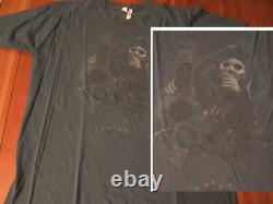 RARE 1974 Jester Stanley Mouse Cloak Skull Grateful Dead T-Shirt 2XL Island Blue