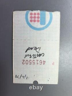 RARE 1977 Grateful Dead ticket stub Englishtown NJ 9/3/1977 Plus 4 Others