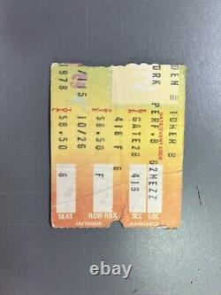 RARE 1977 Grateful Dead ticket stub Englishtown NJ 9/3/1977 Plus 4 Others