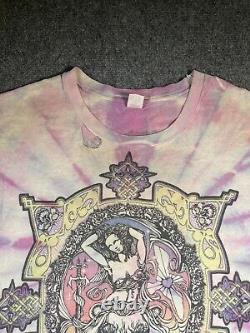 RARE 1980 Tie Dye Grateful Dead T-Shirt Mikio LARGE NICE COLORS
