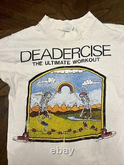 RARE 1980's Grateful Dead Deadercise Shirt Size S- The Ultimate Workout