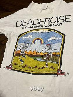 RARE 1980's Grateful Dead Deadercise Shirt Size S- The Ultimate Workout