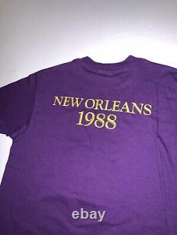 RARE 1988 Grateful Dead Tour T-shirt New Orleans 80s Rock Original Concert Tee L