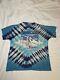 Rare 1990 Vintage Grateful Dead Shirt Telluride Ski Blue Tie Dye Size Xl