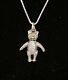 Rare 1994 Grateful Dead Silver Dancing Bear Pendant With Movable Limbs + Head