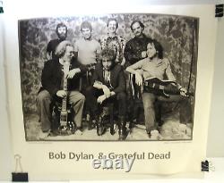 RARE! Bob Dylan and Grateful Dead Promotional Poster 20x24 1987 San Francisco