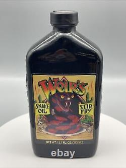 RARE Bob Weir Grateful Dead Otherworld Snake Oil Stir Fry Sauce Bottle-SEALED