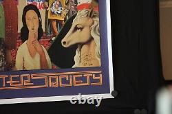 RARE David Singer signed Art Festival Poster Haight Asbury Grateful Dead Era