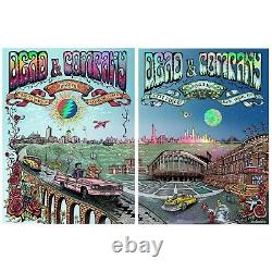 RARE Dead And Company UNCUT DIPTYCH Poster Gillete Foxboro Citi Field 2019 AP