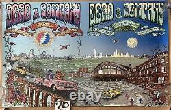 RARE Dead And Company UNCUT DIPTYCH Poster Gillete Foxboro Citi Field 2019 AP