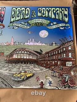 RARE Dead And Company UNCUT DIPTYCH Poster Gillete Foxboro Citi Field 2019 AP