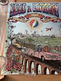 RARE Dead And Company UNCUT DIPTYCH Poster Gillete Foxboro Citi Field 2019 AP