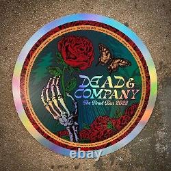 RARE Dead & Company FINAL TOUR San Francisco 2023 Round Rainbow Foil NUMBERED