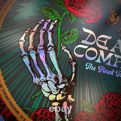 RARE Dead & Company FINAL TOUR San Francisco 2023 Round Rainbow Foil NUMBERED