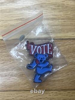RARE Dead and Company 2019 Tour Headcount Vote Pin Blue Dancing Bear