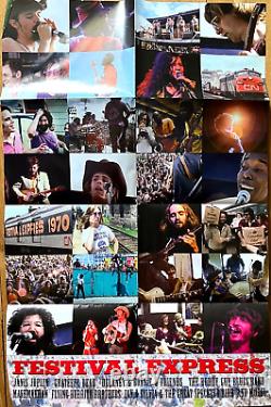 RARE FESTIVAL EXPRESS 2003 Film Poster Grateful Dead, Joplin, The Band 1970
