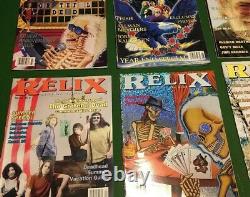 RARE GRATEFUL DEAD RELIX MAGAZINES Lot Of 10 BONUS Comix No. 1
