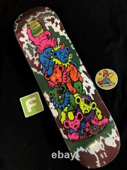 RARE Grateful Dead Bears Sean Cliver Strangelove Screened Skateboard Deck