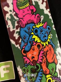 RARE Grateful Dead Bears Sean Cliver Strangelove Screened Skateboard Deck