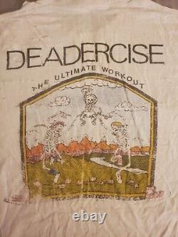 RARE Grateful Dead Deadercise STAFF Shirt XL The Ultimate Workout