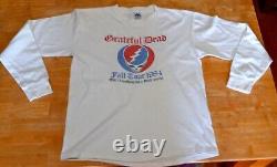 RARE Grateful Dead Original 1984 Fall Tour Long-sleeved Shirt