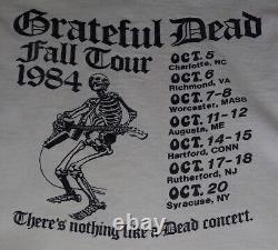 RARE Grateful Dead Original 1984 Fall Tour Long-sleeved Shirt