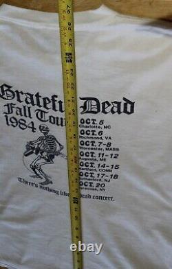 RARE Grateful Dead Original 1984 Fall Tour Long-sleeved Shirt