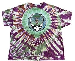 RARE! Grateful Dead Size 3XL Peace Sign Tree EMEK ARTMAN Tie Dye Shirt NWOT