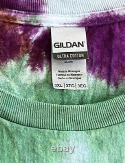 RARE! Grateful Dead Size 3XL Peace Sign Tree EMEK ARTMAN Tie Dye Shirt NWOT