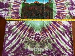 RARE! Grateful Dead Size 3XL Peace Sign Tree EMEK ARTMAN Tie Dye Shirt NWOT