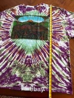 RARE! Grateful Dead Size 3XL Peace Sign Tree EMEK ARTMAN Tie Dye Shirt NWOT