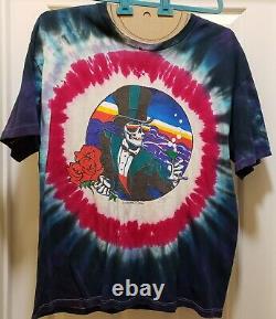 RARE Grateful Dead Vintage 1998 Stanley Mouse T-Shirt T Shirt Touch of Gold XL