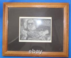 RARE Jerry Garcia (Grateful Dead) VERY LIMITED 1999 Print #291/500 FRAMED