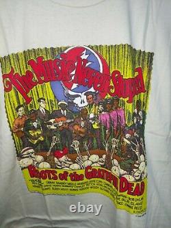 RARE! Roots Of Grateful Dead Cassette Tape & NOS T-shirt Large Music Never Stop