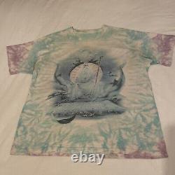 RARE The Grateful Dead Vintage 1995 Summer Tour Tie Dye dolphins shirt Large